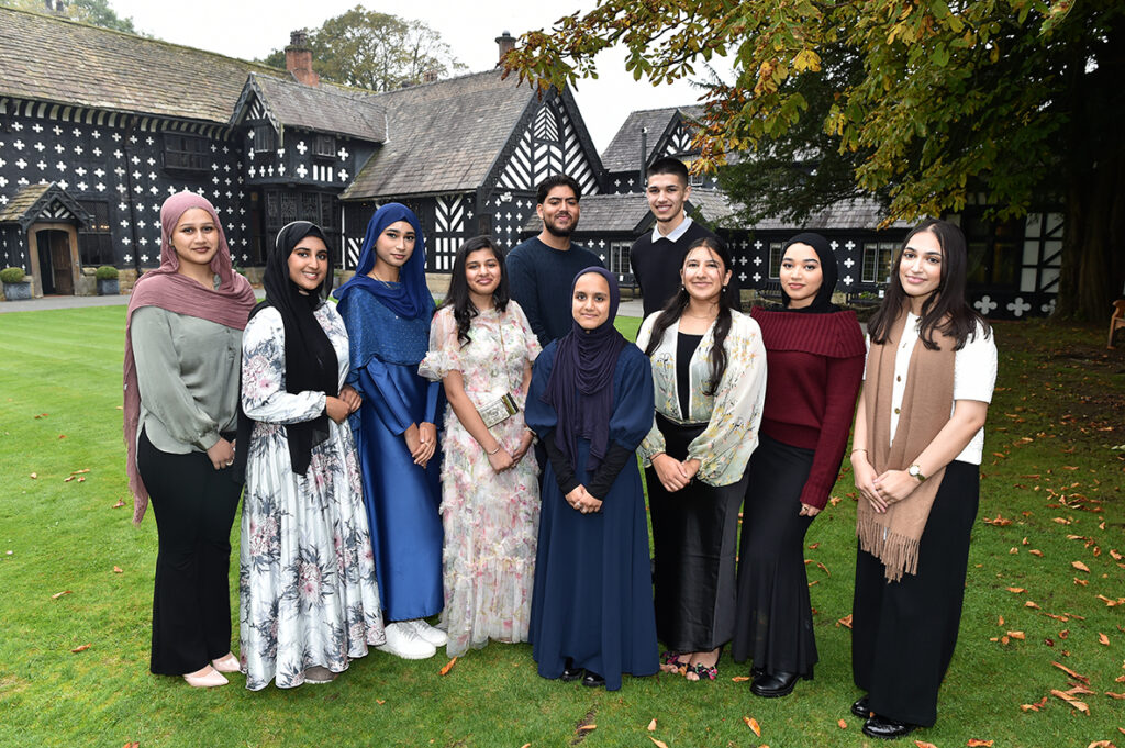 Guests enjoying One Voice Blackburn Afternoon Tea at Samlesbury Hall 2025